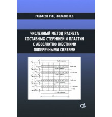 Численный метод расчета составных стержней и пластин с абсолютно жесткими поперечными связями